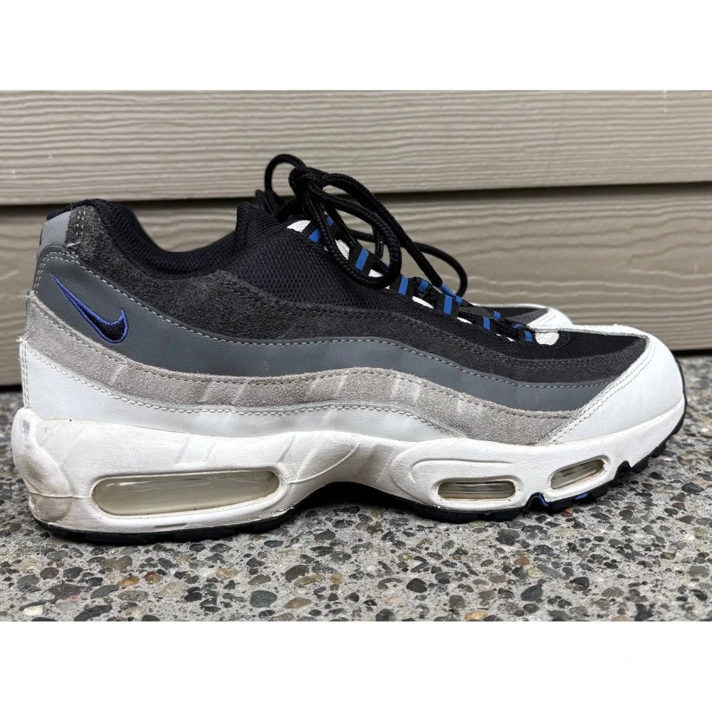 Nike Air Max 95 Black/Medium Blue DH4754-001 Shoes Sneakers‎ Men's Size 10